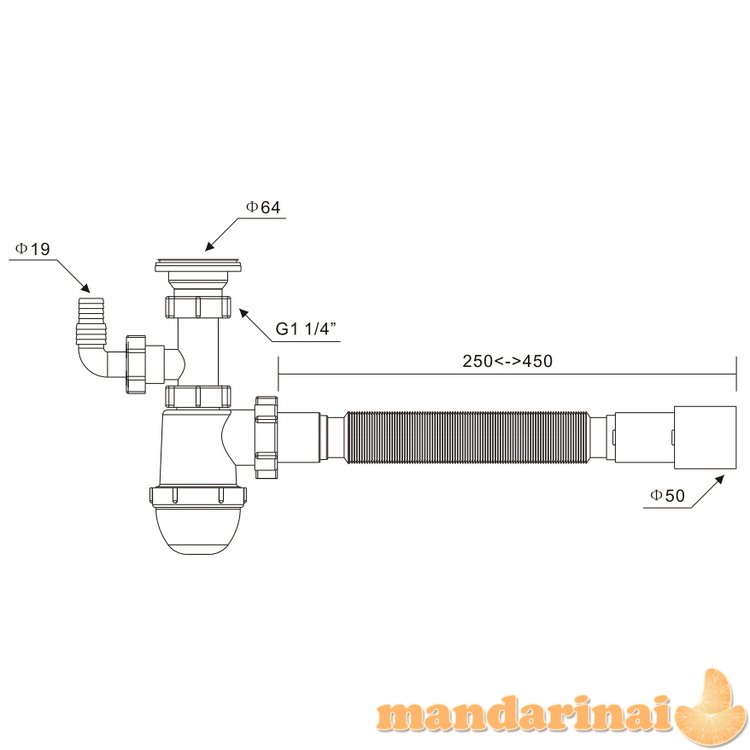 Sifonas HD95