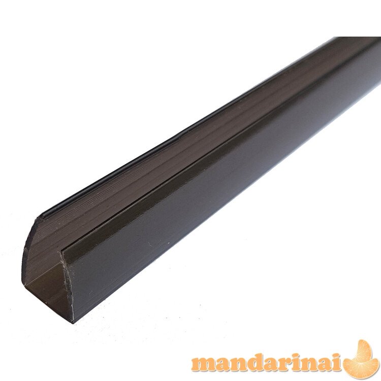 Profilis 2.1 m 6mm bronza-pilkas