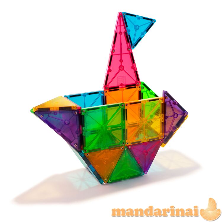 MAGNA-TILES Magnetinis permatomas konstruktorius, 32 det.