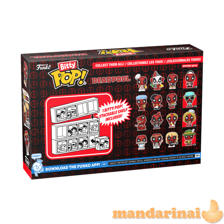 FUNKO Bitty POP! Figūrėlių rinkinys: Marvel - Deadpool