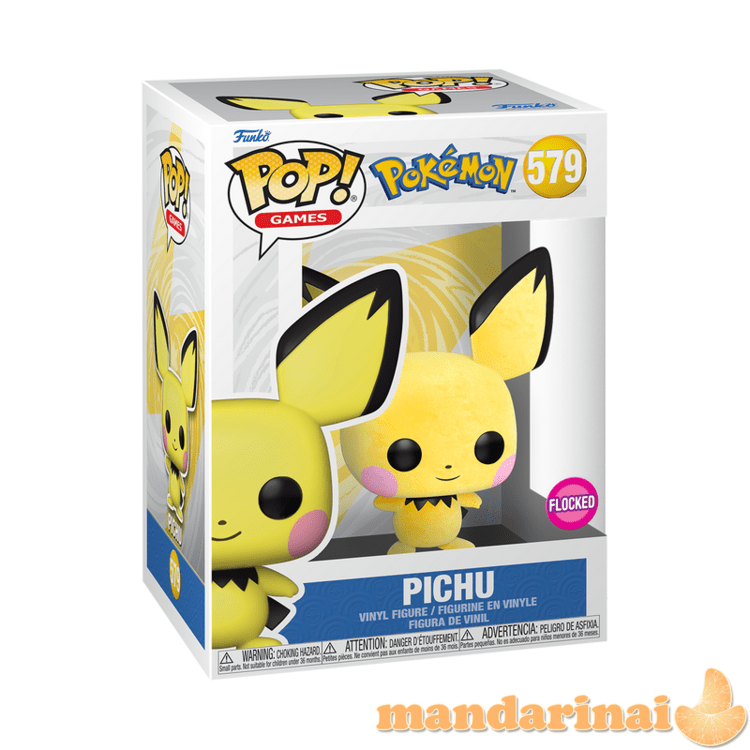 FUNKO POP! Vinilinė figūrėlė: Pokemon - Pichu (Flocked)