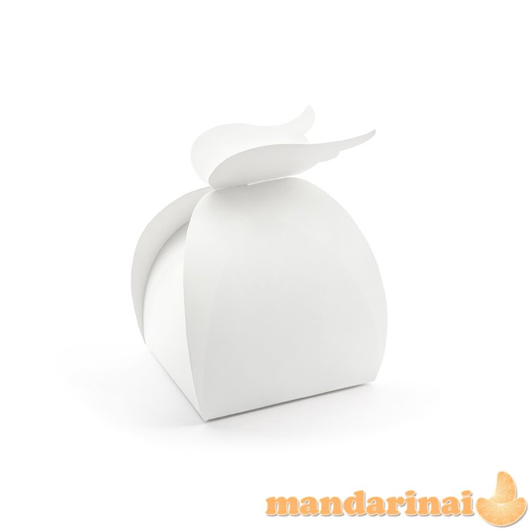 Boxes - Wings, white, 8.5x14.5x8.5cm (1 pkt / 10 pc.)