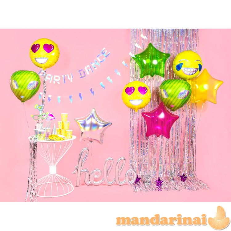 Party hats, iridescent, 16cm (1 pkt / 6 pc.)