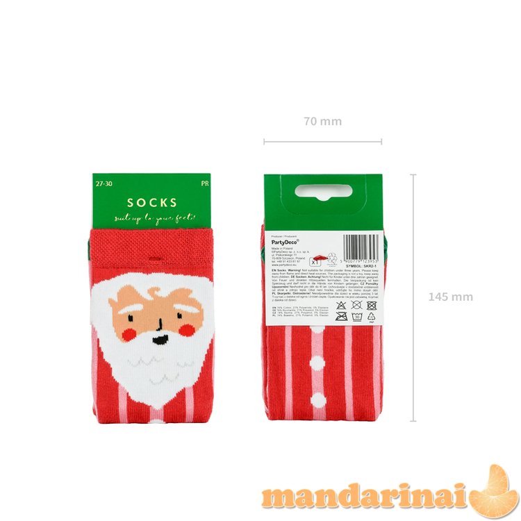 Socks Santa, mix, 27-30