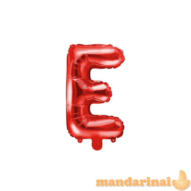 Foil Balloon Letter E , 35cm, red