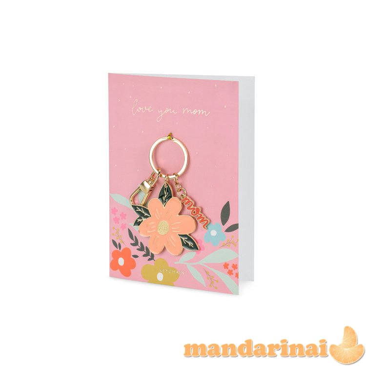 Card with keychain, 12x16 cm