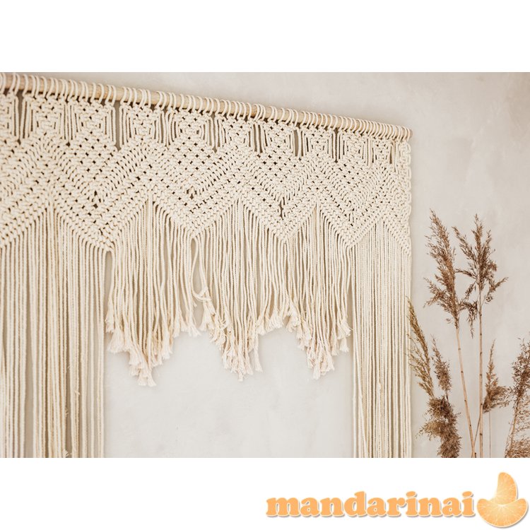 Macrame, off-white, 104x182cm