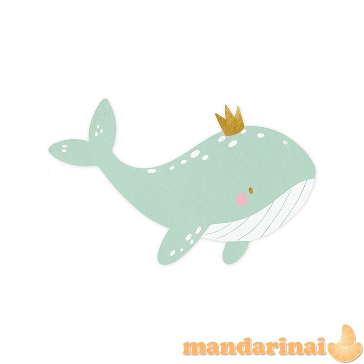 Napkins Whale, mix, 16x10 (1 pkt / 20 pc.)