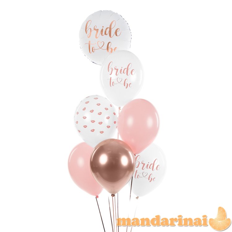 Ballons 30 cm, Bride to be, mix (1 pkt / 50 pc.)