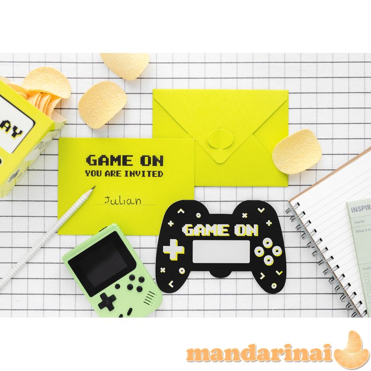 Invitations Gamepad, mix (1 pkt / 6 pc.)