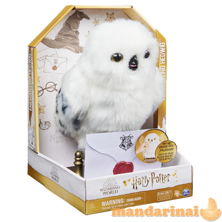 HARRY POTTER Hario Poterio pelėda Hedviga, 30 cm