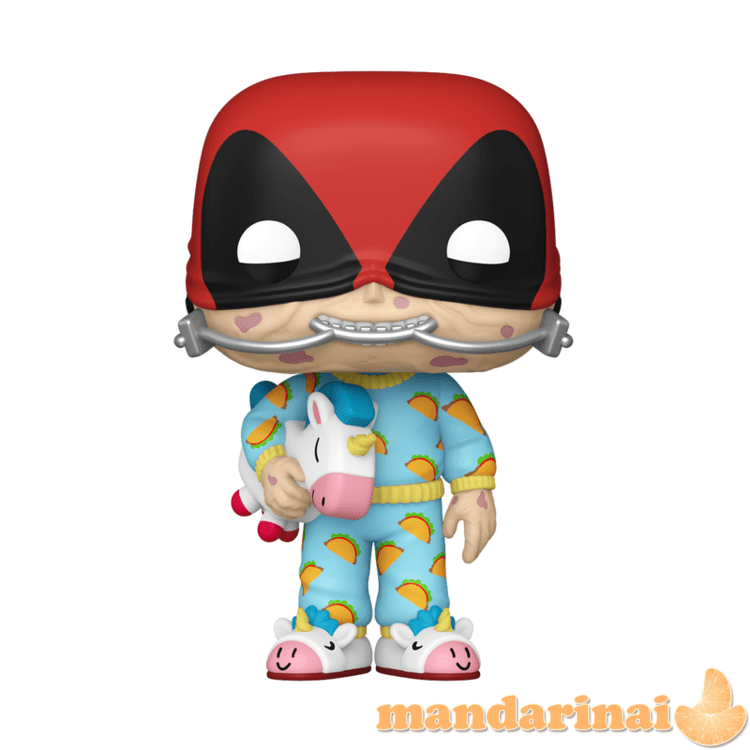 FUNKO POP! Vinilinė figūrėlė: Marvel - Deadpool (Sleepover costume)