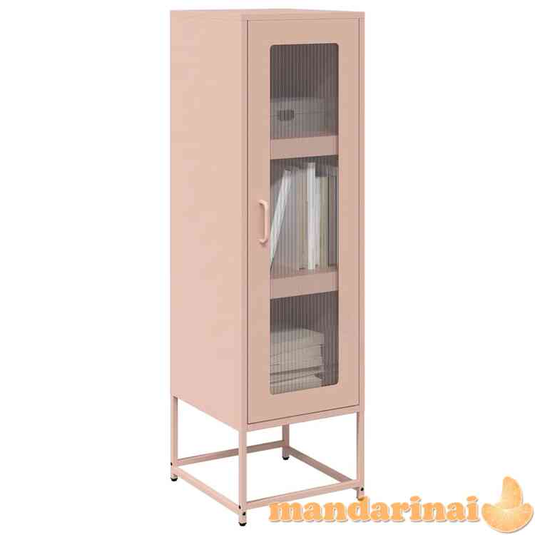 Highboard pink 36x39x123 cm Šaltai valcuotas plienas