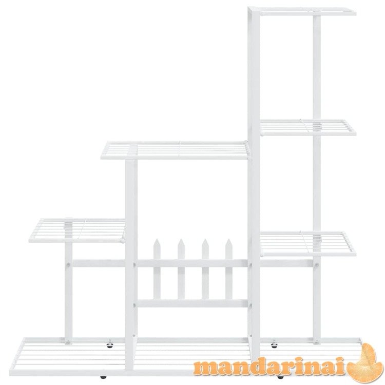 Stovas augalams, baltos spalvos, 94,5x25x88cm, metalas