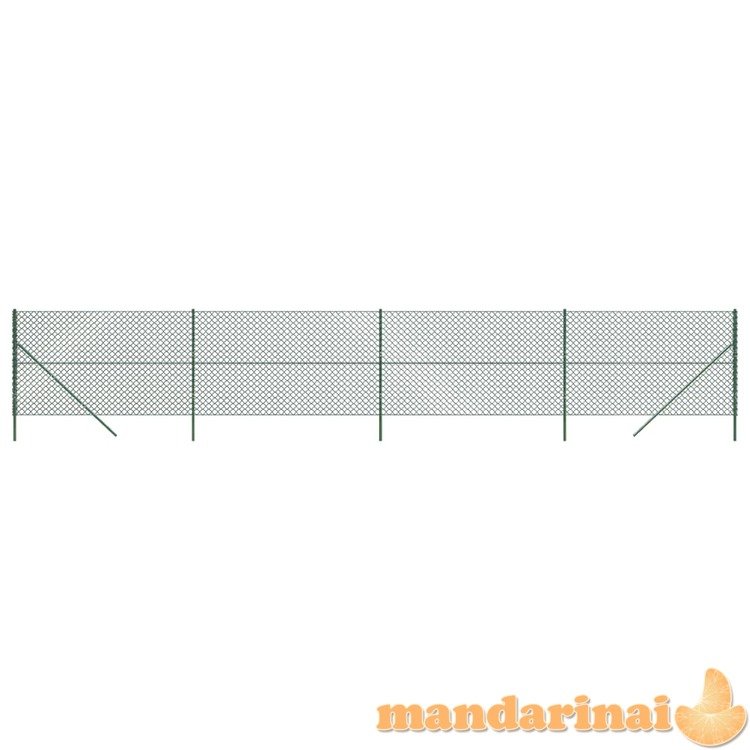 Tinklinė tvora, žalios spalvos, 1,4x10m