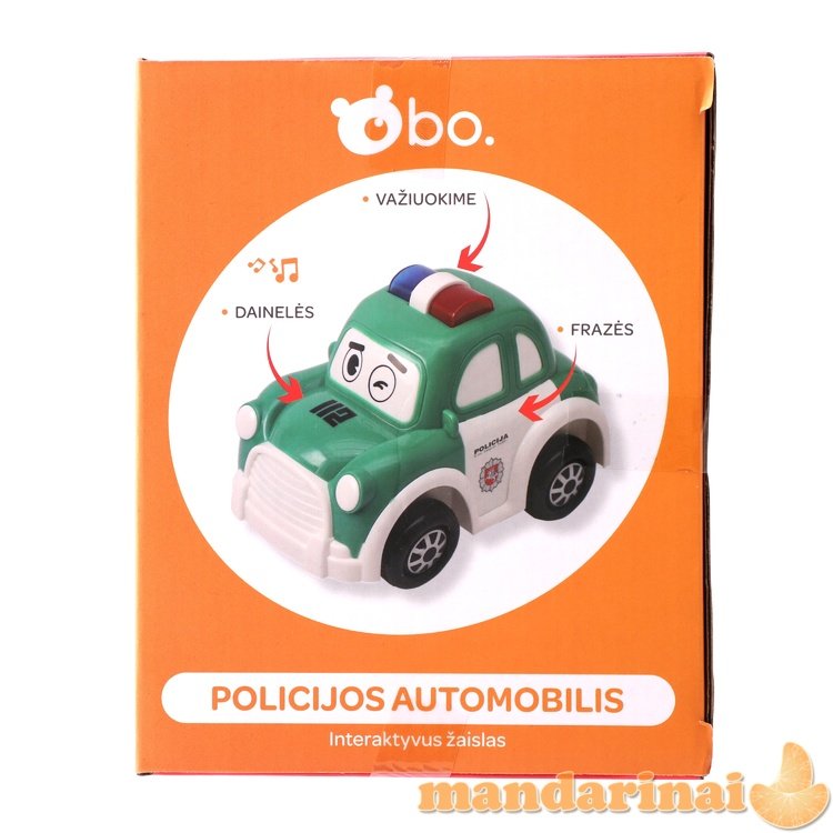 bo. Interaktyvus policijos automobilis