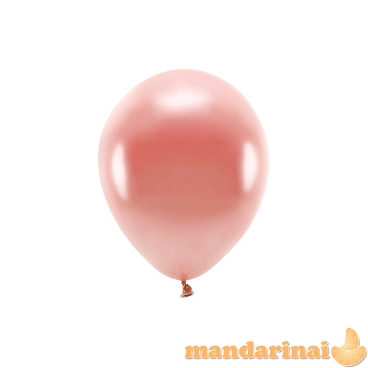 Eco Balloons 26cm metallic, rose gold (1 pkt / 100 pc.)