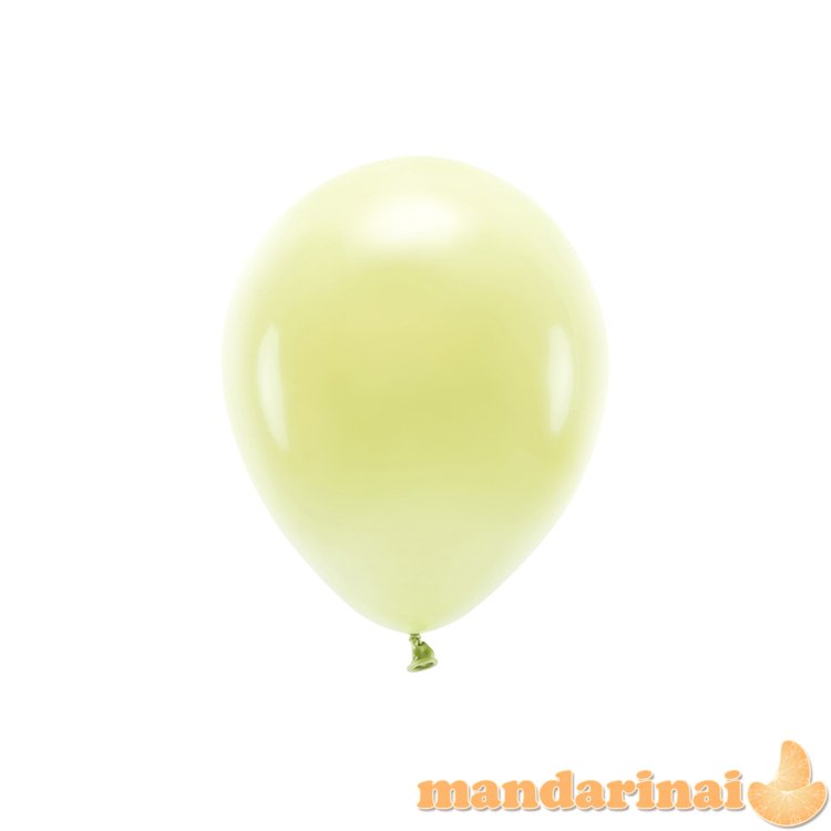 Eco Balloons 26cm pastel, light yellow (1 pkt / 100 pc.)