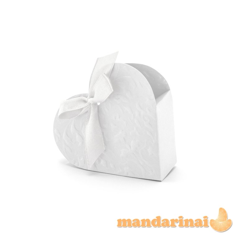 Boxes Heart, white (1 pkt / 10 pc.)