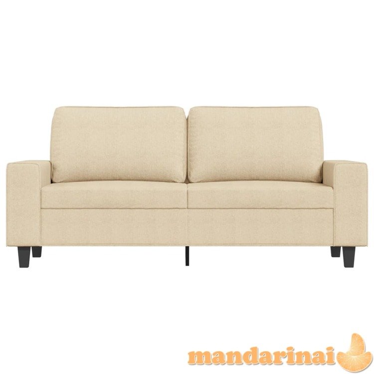 Dvivietė sofa, kreminės spalvos, 140cm, audinys