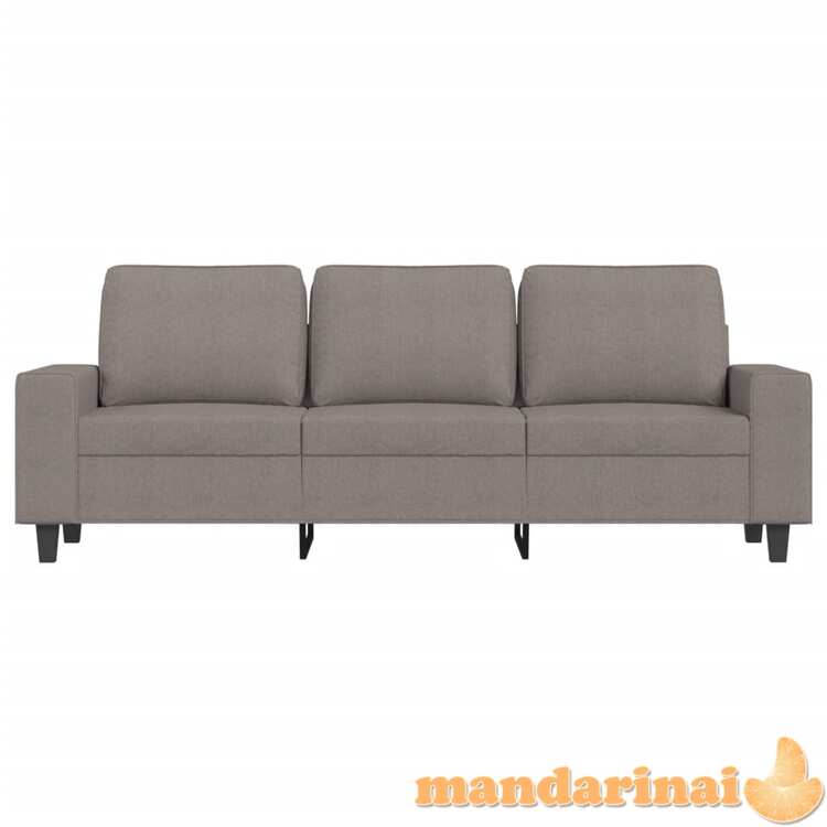 Trivietė sofa, taupe spalvos, 180cm, audinys