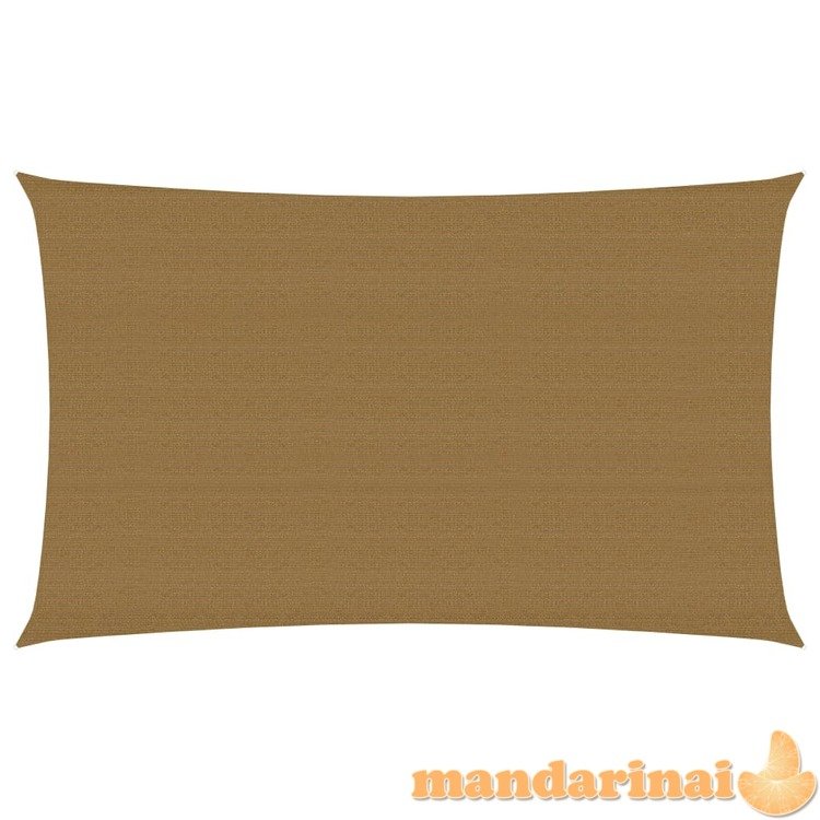 Uždanga nuo saulės, taupe spalvos, 2,5x5m, hdpe, 160g/m²