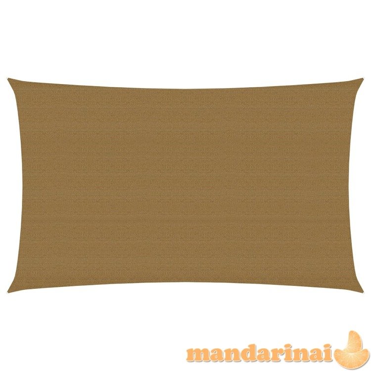 Uždanga nuo saulės, taupe spalvos, 2x5m, hdpe, 160g/m²