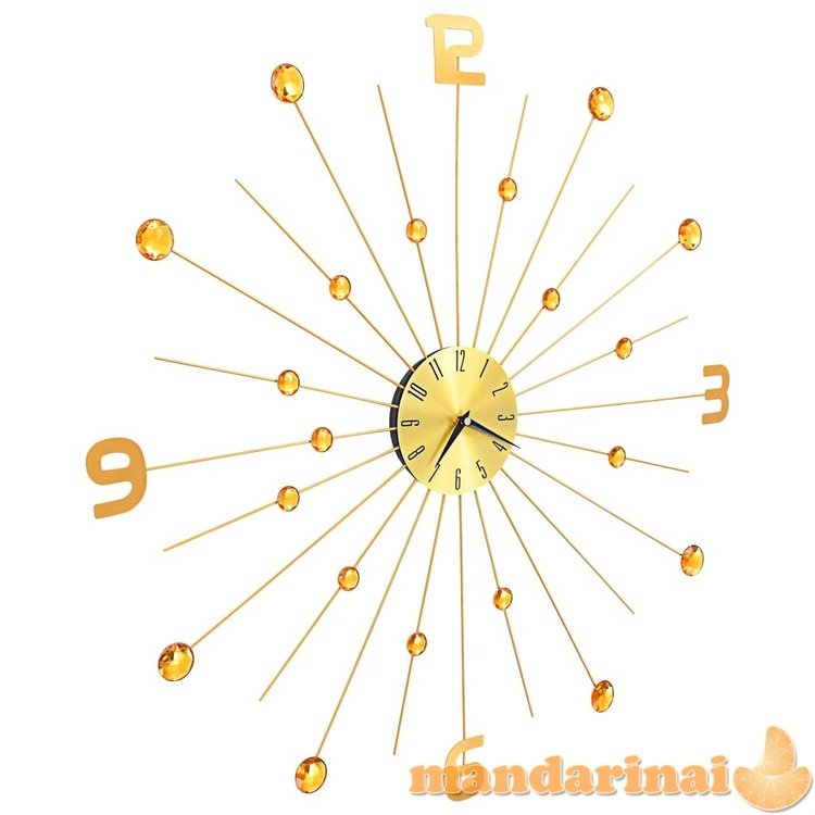 Sieninis laikrodis, auksinės spalvos, 70 cm, metalas