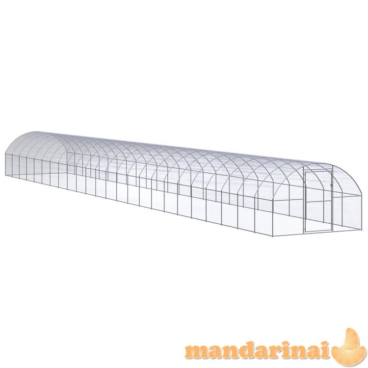 Lauko narvas viščiukams, 3x24x2m, galvanizuotas plienas