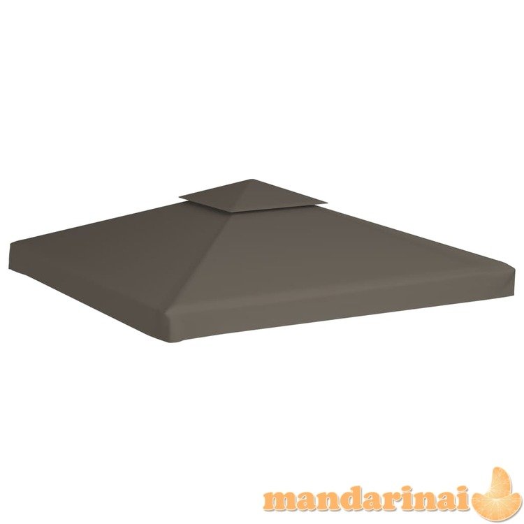 Viršutinis pavėsinės uždangalas, 2 aukštų, taupe, 310g/m², 3x3m