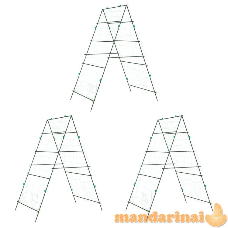 Sodo grotelės vijokliniams augalams, 3vnt., plienas, a forma