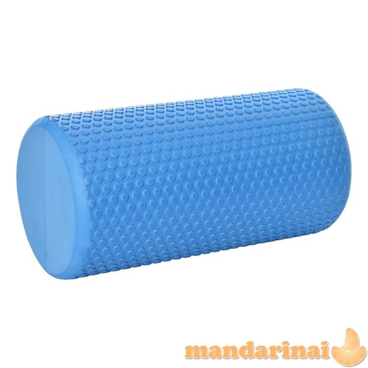 Masažinis jogos volas SANRO Foam roll 30*15cm Mėlynas