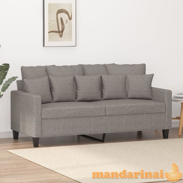 Dvivietė sofa, taupe spalvos, 140cm, audinys