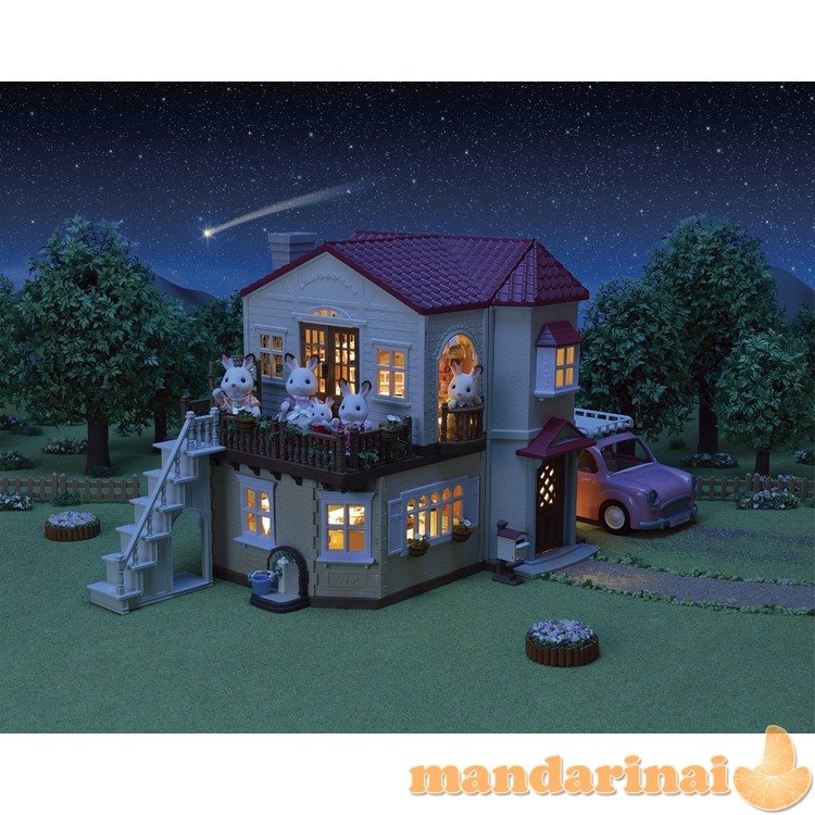 SYLVANIAN FAMILIES Užmiesčio namas raudonu stogu