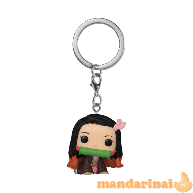 FUNKO POP! Raktų pakabutis: Demon Slayer- Nezuko Kamado, 10 cm