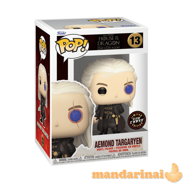 FUNKO POP! Vinilinė figūrėlė: House of The Dragon - Aemond Targaryen (w/Chase)