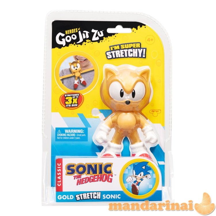 HEROES OF GOO JIT ZU SONIC THE HEDGEHOG Figūrėlė, auksinės spalvos