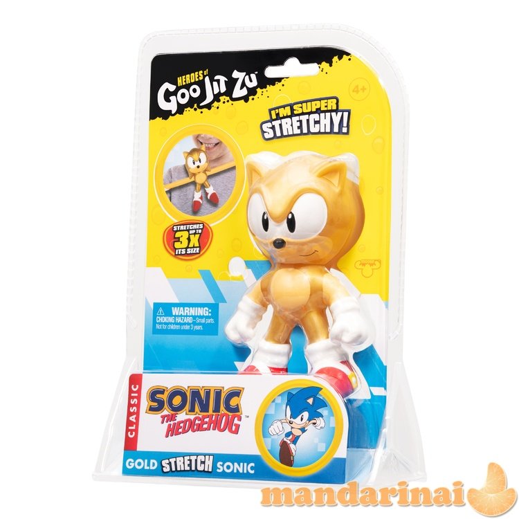 HEROES OF GOO JIT ZU SONIC THE HEDGEHOG Figūrėlė, auksinės spalvos