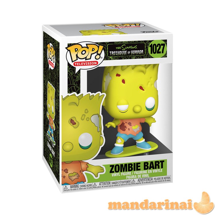 FUNKO POP! Vinilinė figūrėlė: The Simpsons - Zombie Bart, 10,5 cm