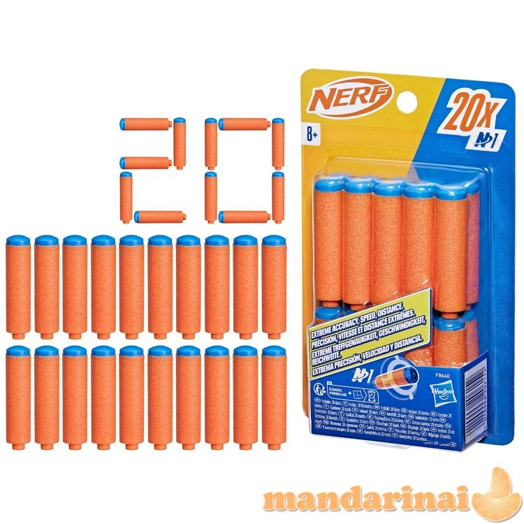 NERF N Series šoviniai, 20 vnt