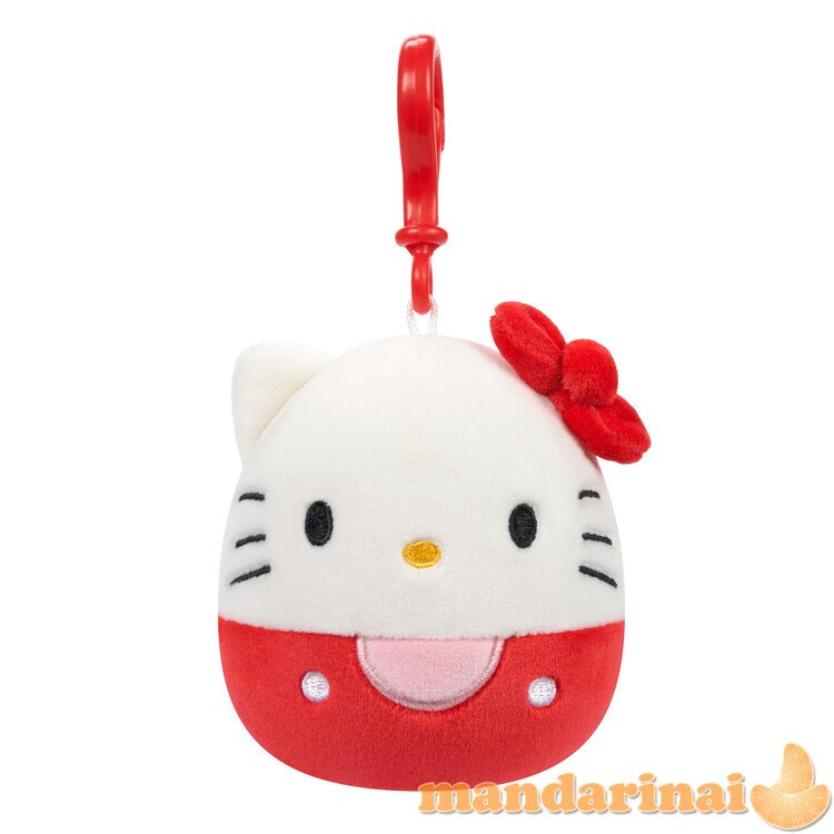 SQUISHMALLOWS HELLO KITTY W20 Prisegamas pliušinis žaislas, 8 cm