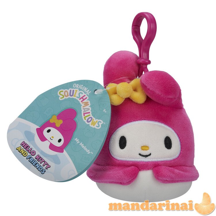 SQUISHMALLOWS HELLO KITTY W20 Prisegamas pliušinis žaislas, 8 cm