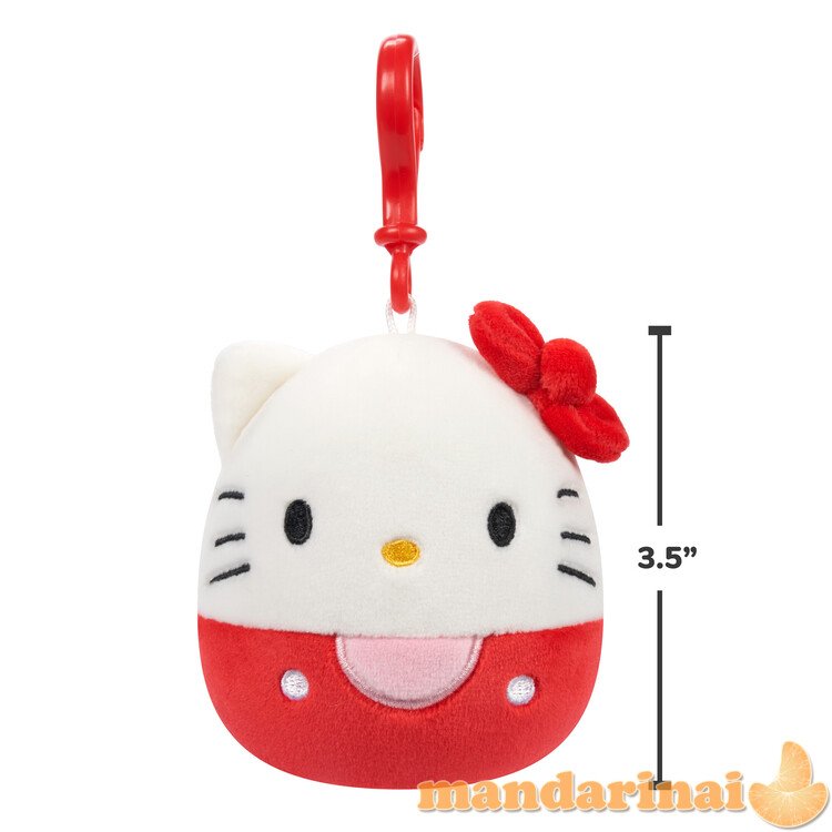 SQUISHMALLOWS HELLO KITTY W20 Prisegamas pliušinis žaislas, 8 cm