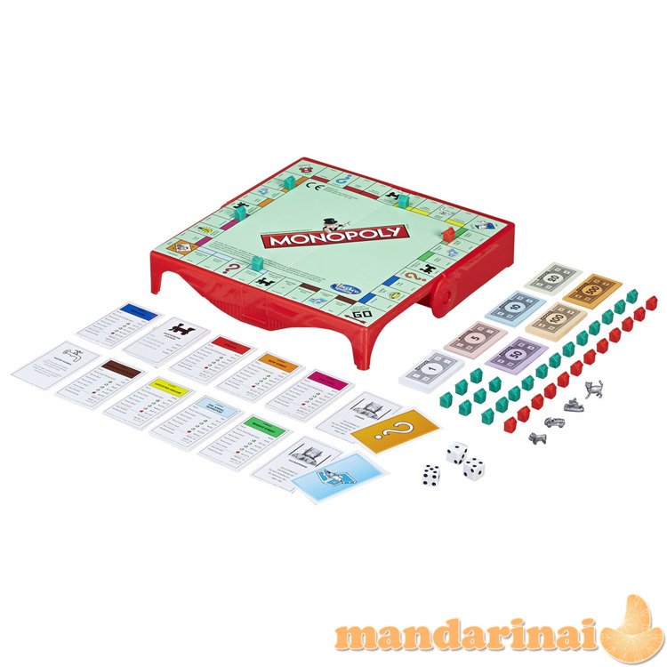 MONOPOLY Kelioninis žaidimas Grab&Go (Anglų kalba)