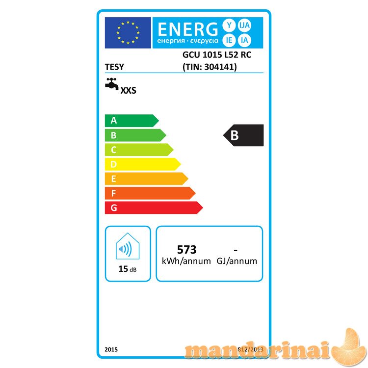 Elektrinis vandens šildytuvas TESY GCU10