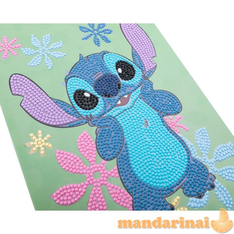 DISNEY CRYSTAL ART Užrašų knygelė „Stitch“