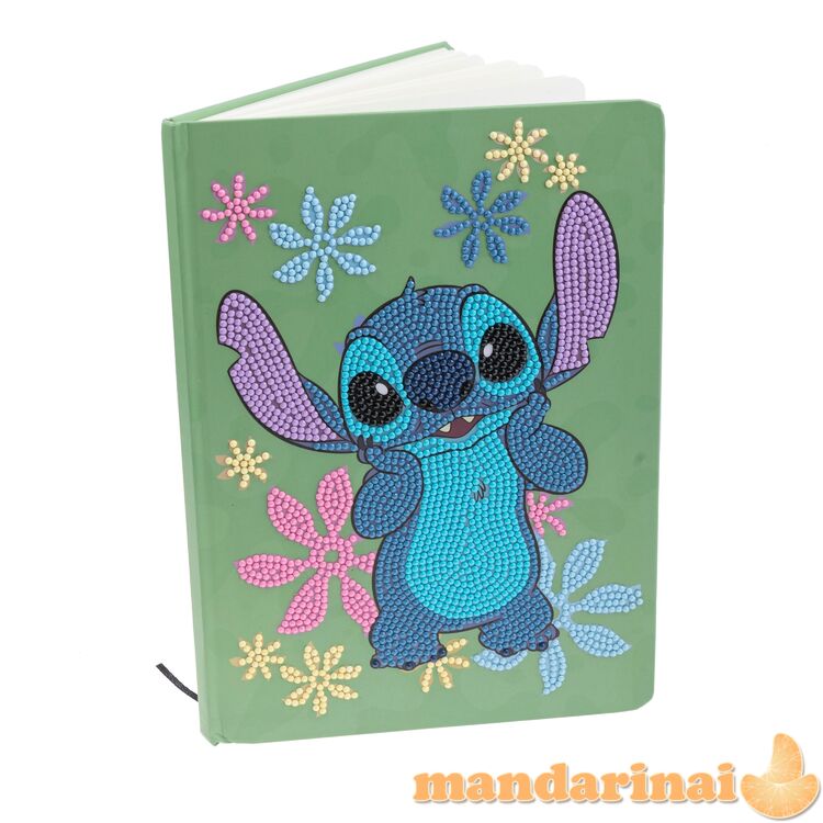 DISNEY CRYSTAL ART Užrašų knygelė „Stitch“