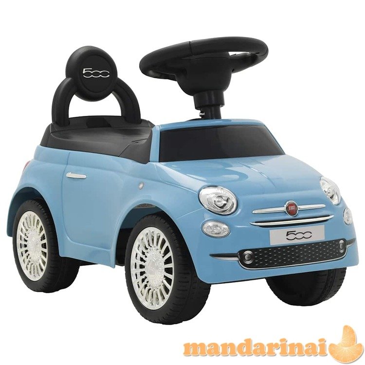 Vaikiškas automobilis fiat 500, mėlynas