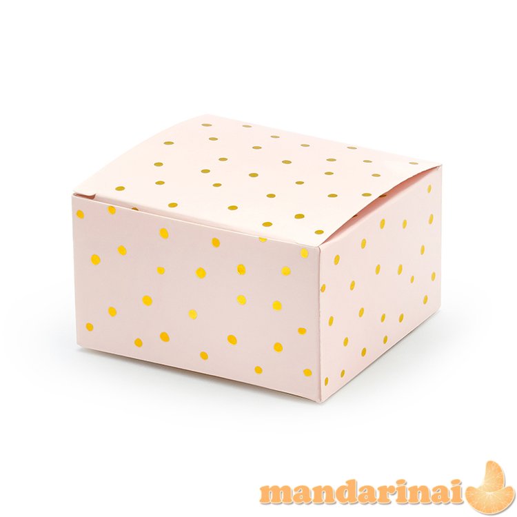 Boxes Dots, light pink, 6x3.5x5.5cm (1 pkt / 10 pc.)