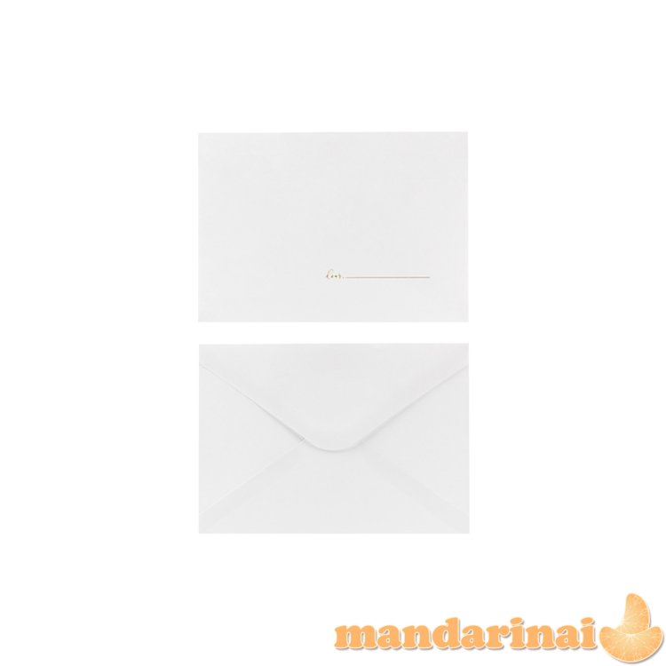 Invitations Save the date, white (1 pkt / 10 pc.)